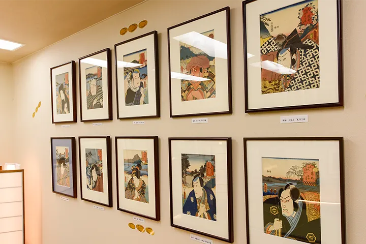 江戸の感性に触れる浮世絵展示スペース
